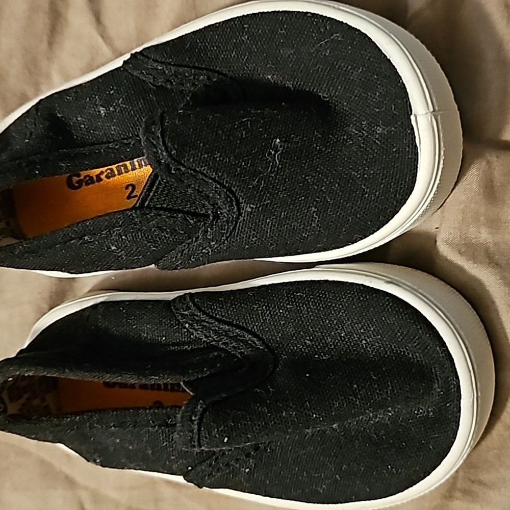GARANIMALS slides BLACK SZ. 2